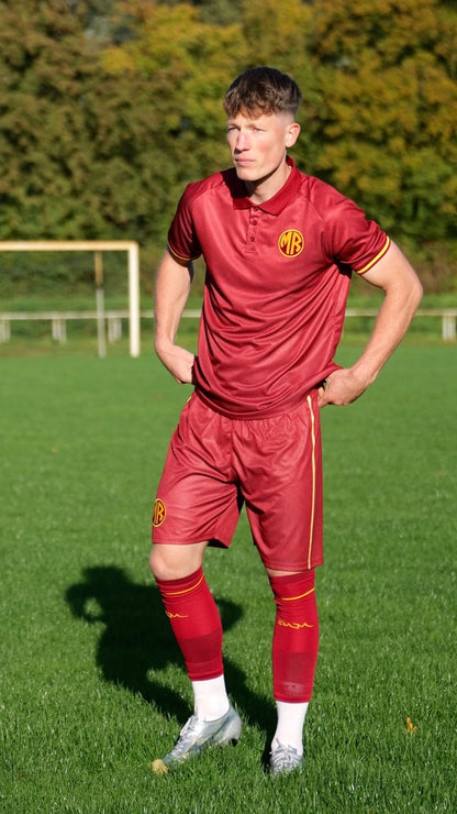 Hose MR Weinrot / Gold