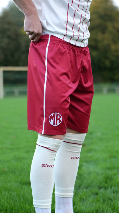 Hose MR Beige / Weinrot