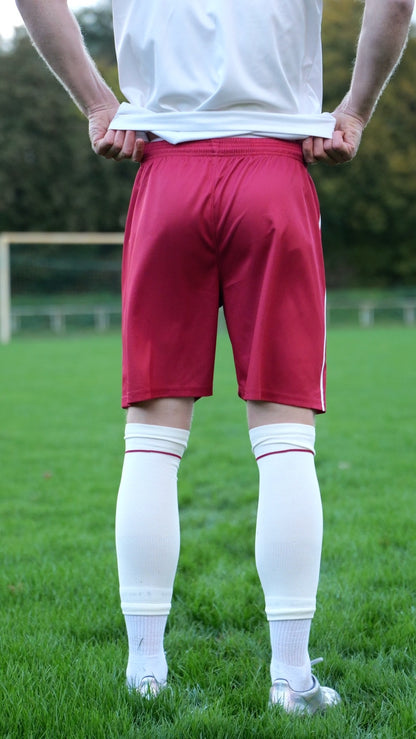 Hose MR Beige / Weinrot