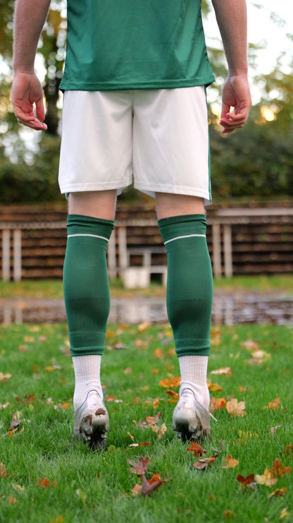 Stutzen British Racing Green / Beige