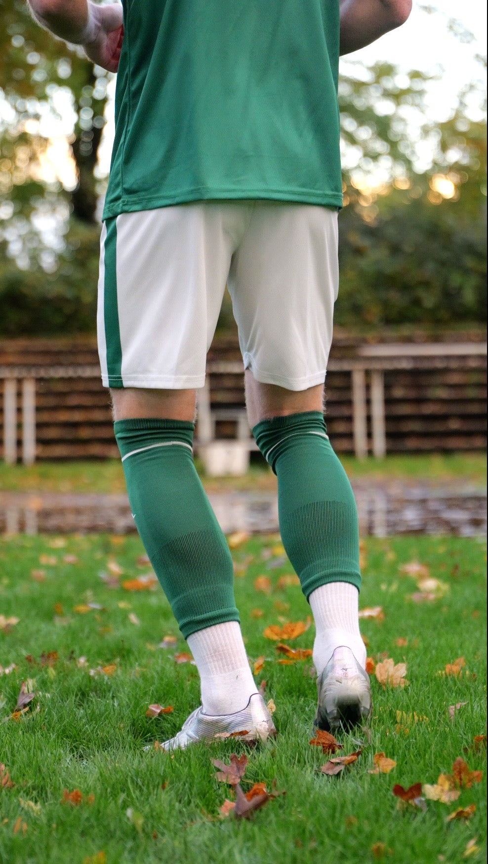 Stutzen British Racing Green / Beige