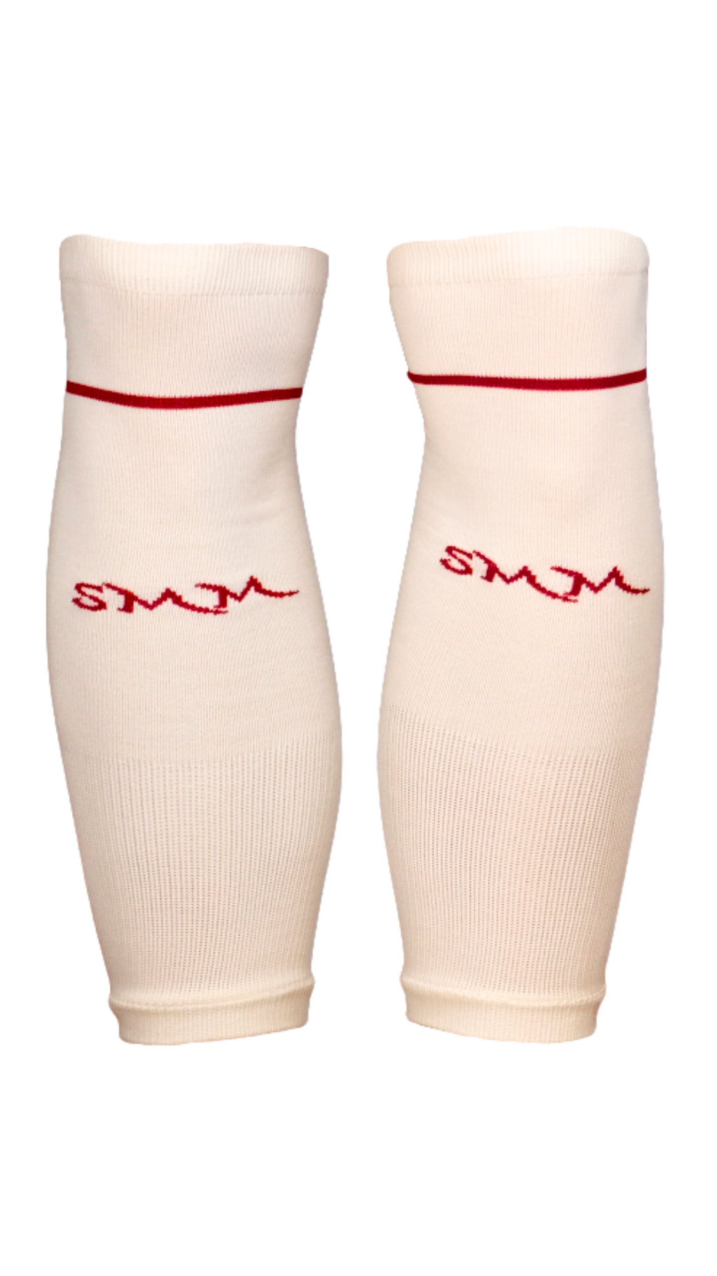 Stutzen Beige / Weinrot